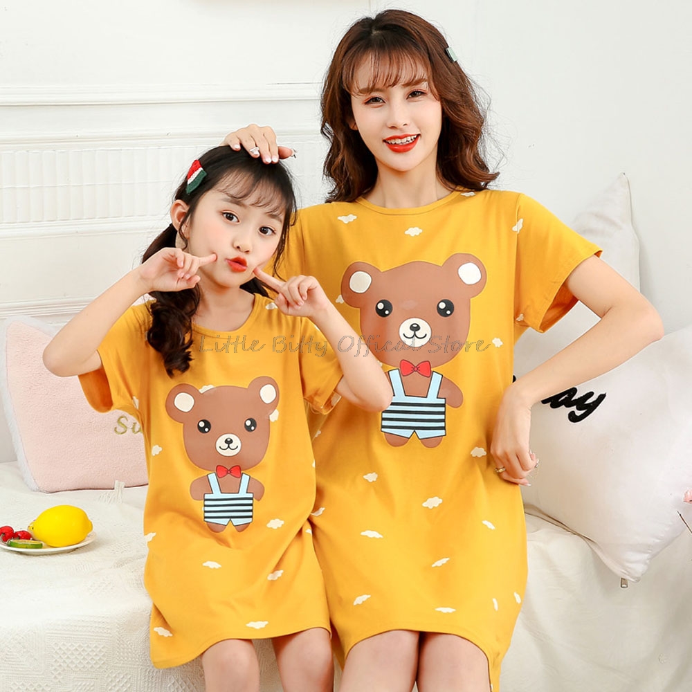 Summer Clothing For Teens - Verão mãe filha noite vestido família