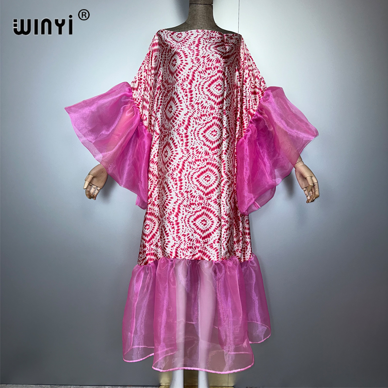 Summer Clothing Holiday - Winyi verão impressão puff (ed) manga