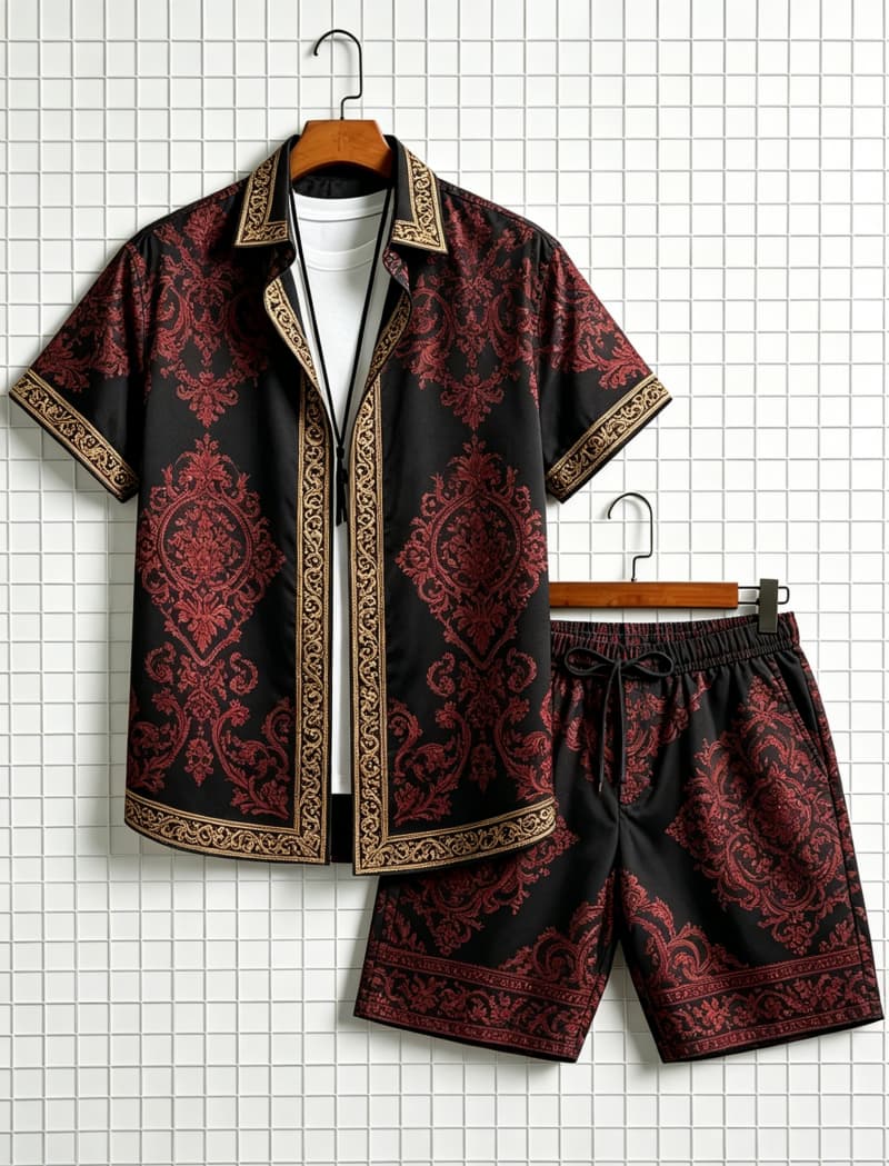 Summer Clothing Haul - Conjunto de camisa de manga curta