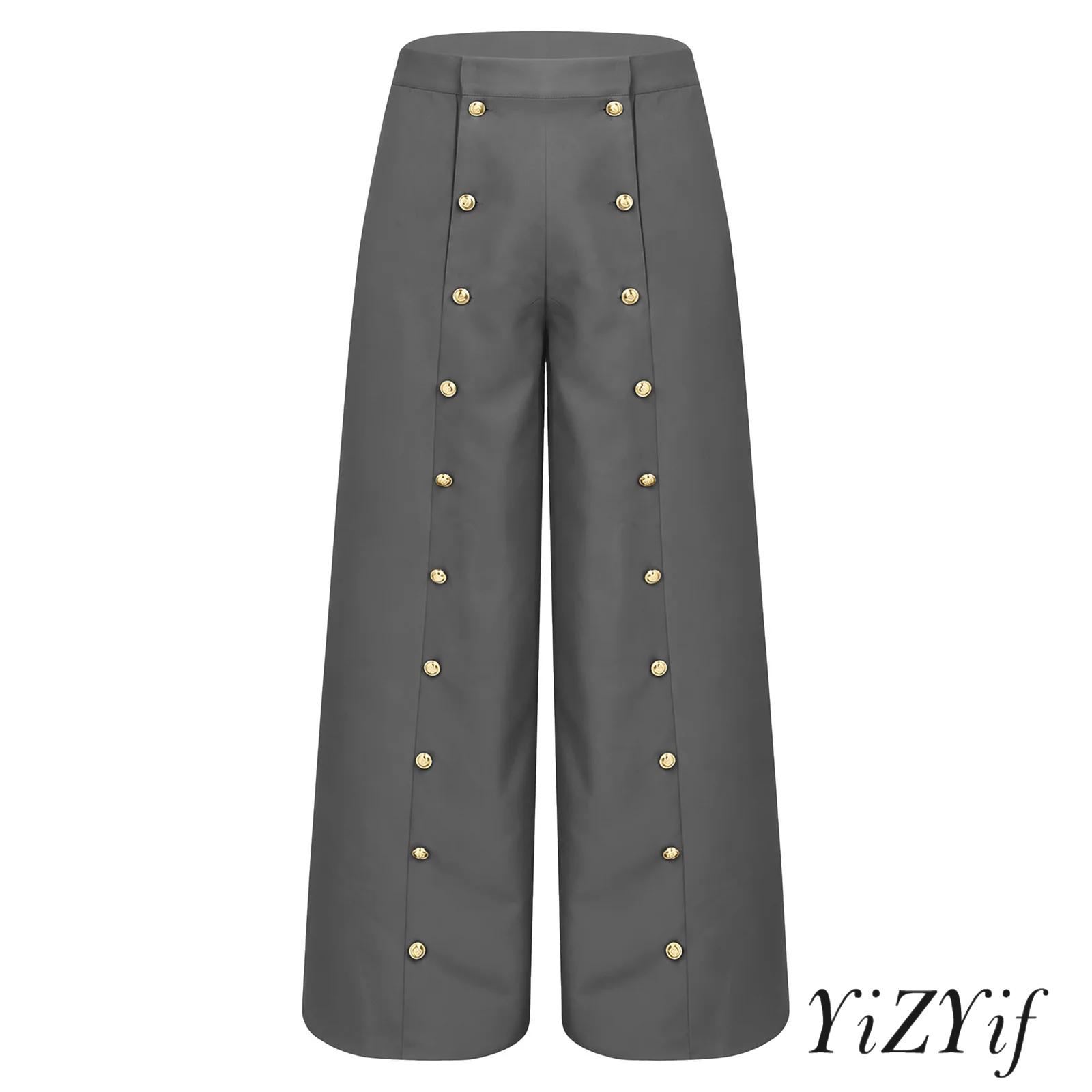 Summer Renaissance Clothing - Calças Cargo Largas para Homens Adultos,