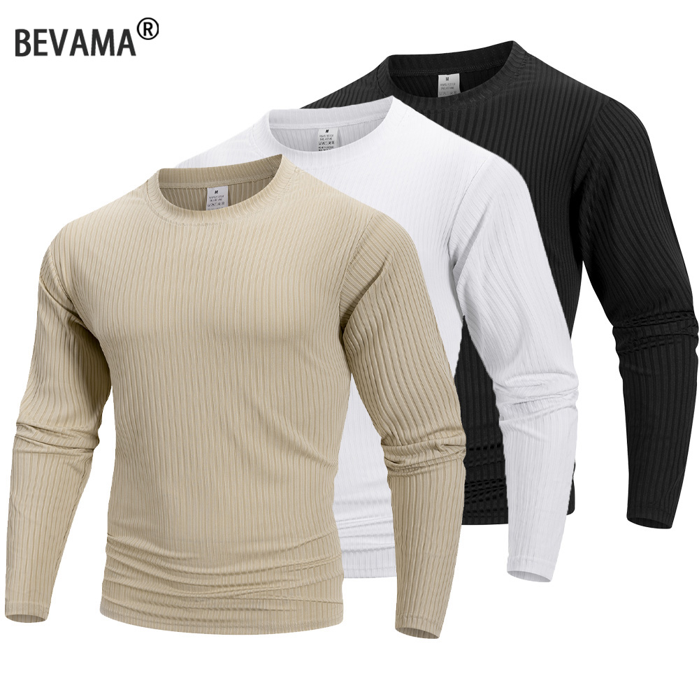 Summer Clothing Long Sleeve - Camiseta de Manga Longa Masculina de
