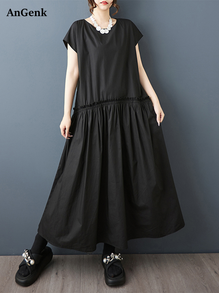 Novo Vestido Longo Casual Femi - Summer Clothing Drawing avaliação e preço