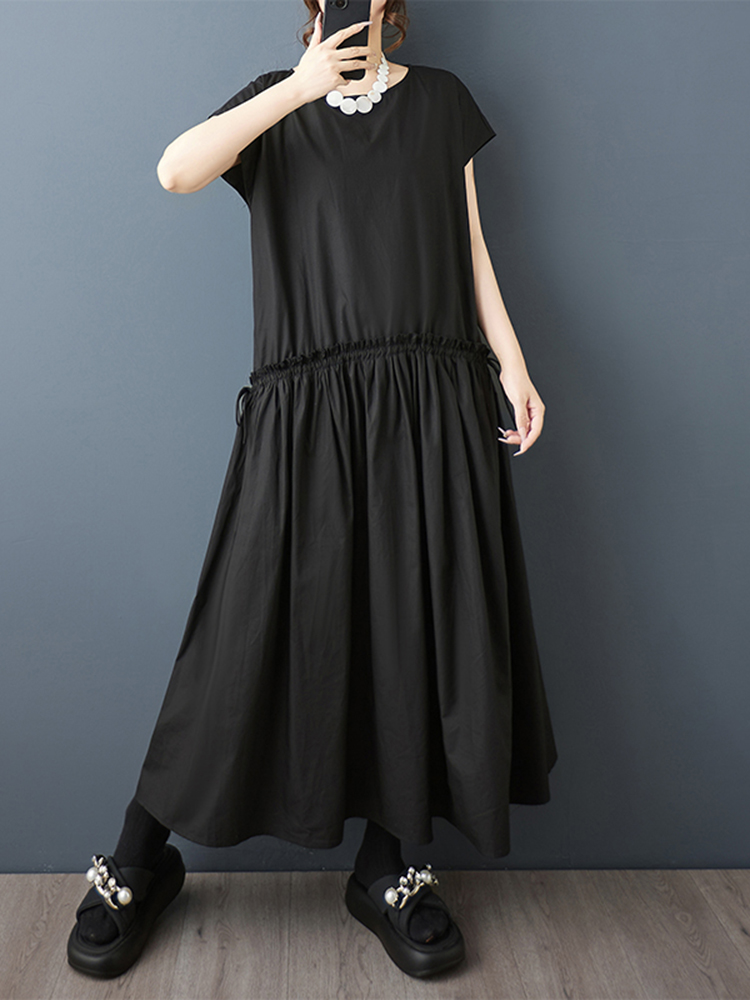 Novo Vestido Longo Casual Femi - Summer Clothing Drawing avaliação e preço