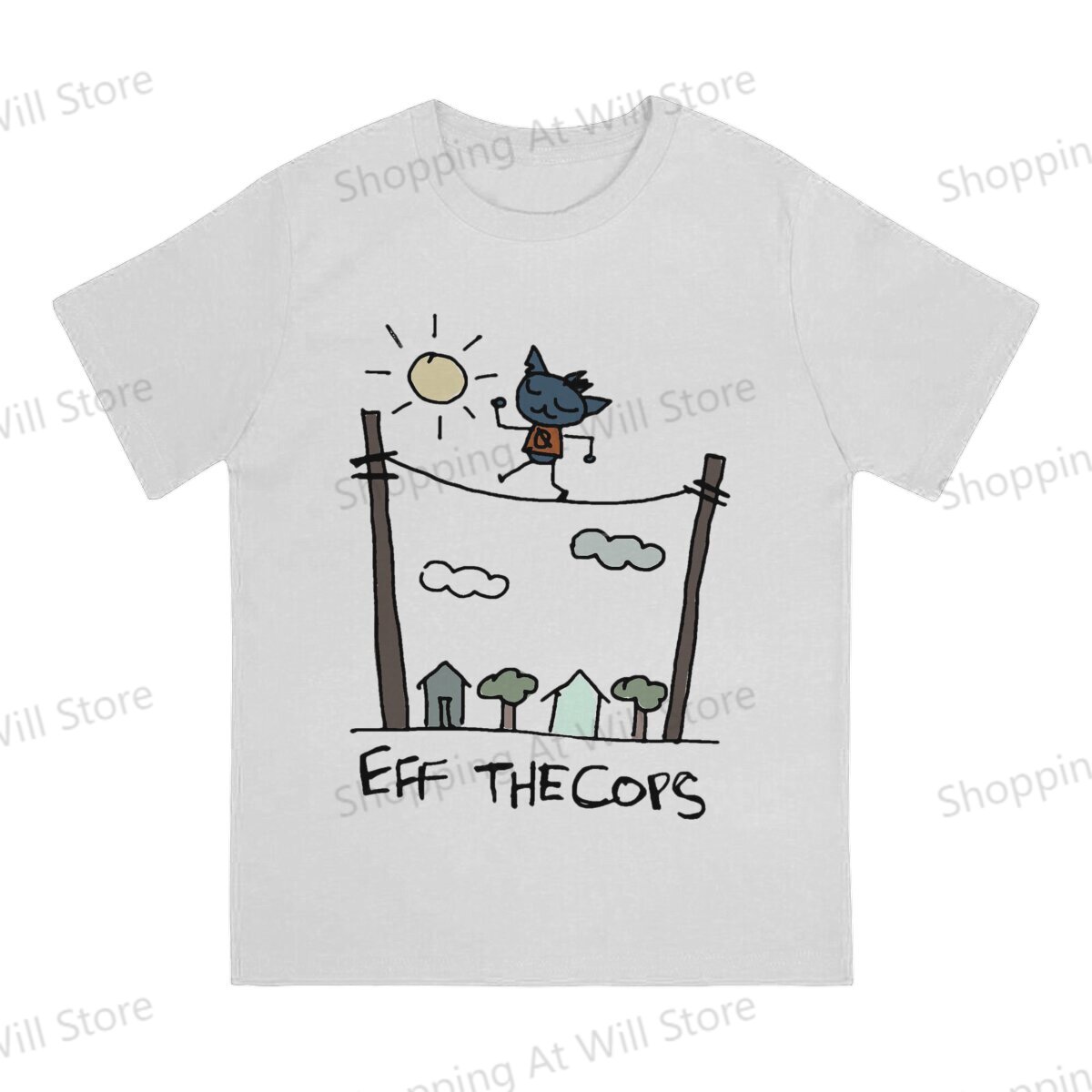 Camiseta de Manga Curta Mascul - Summer Clothing Drawing avaliação e preço