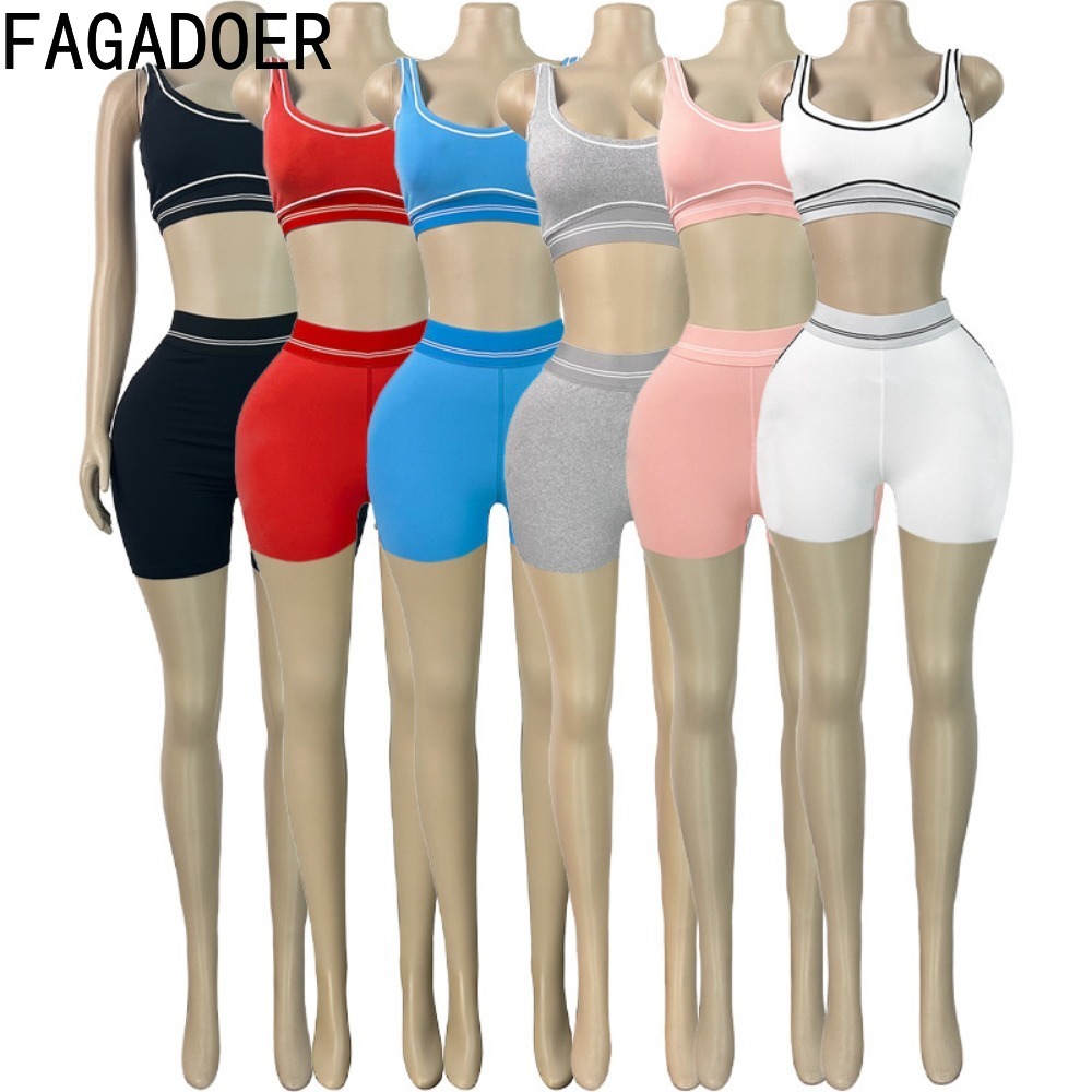 Conjuntos Esportivos de Moda F - Quality Summer Clothing For Women avaliação e preço