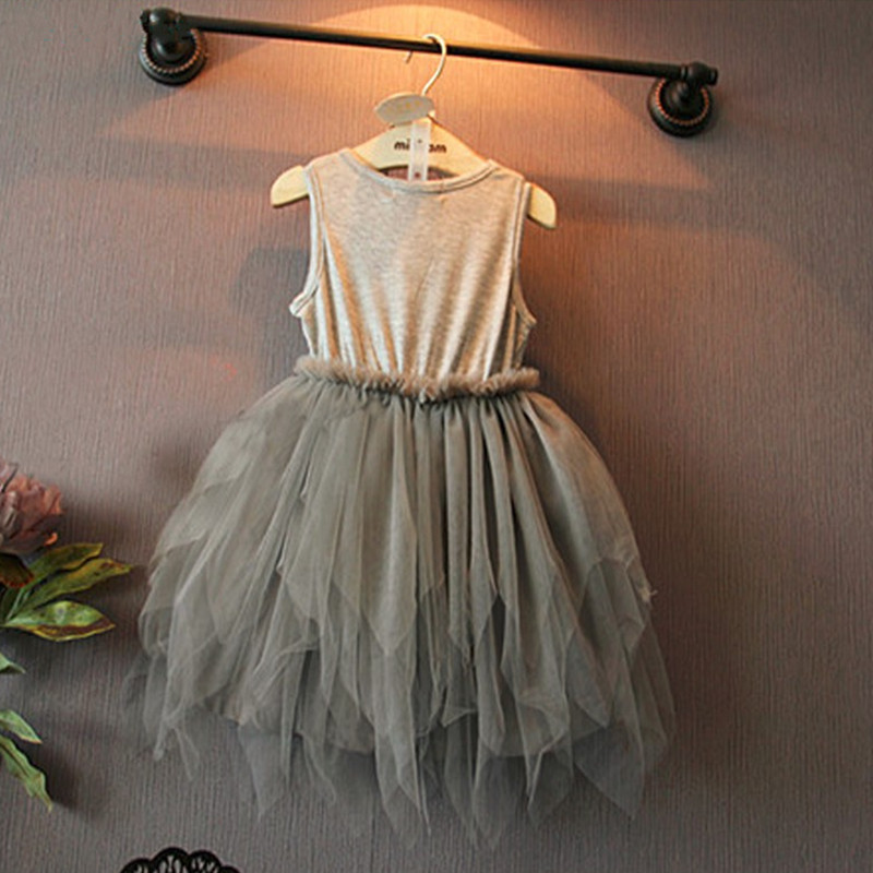 Girls' Summer Flower Tutu Dres - Summer Clothing Baby avaliação e preço