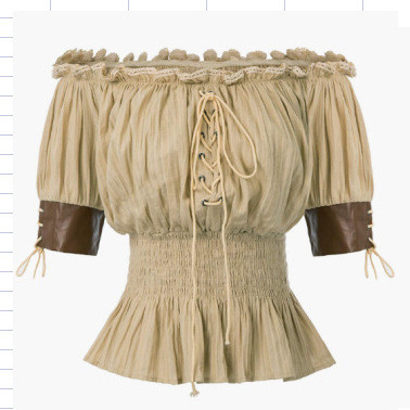Novas Blusas e Roupas Feminina - Summer Renaissance Clothing avaliação e preço