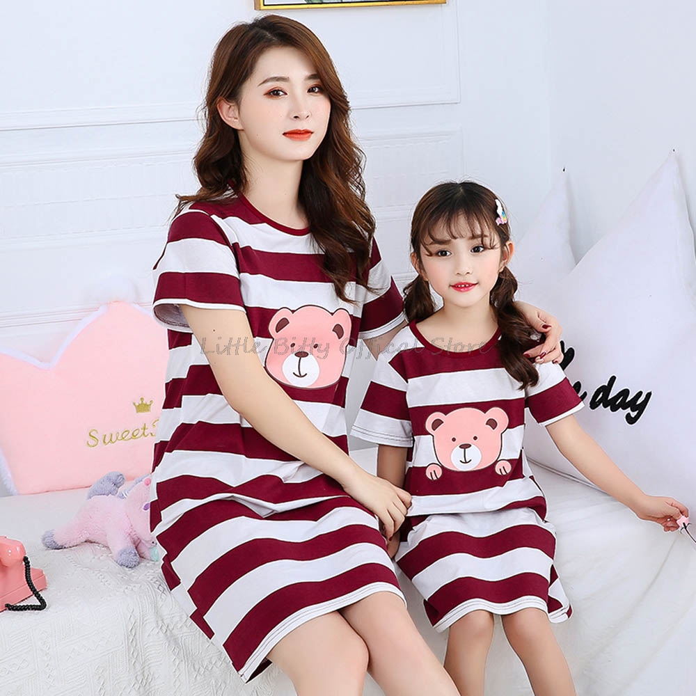 Verão mãe filha noite vestido  - Summer Clothing For Teens avaliação e preço