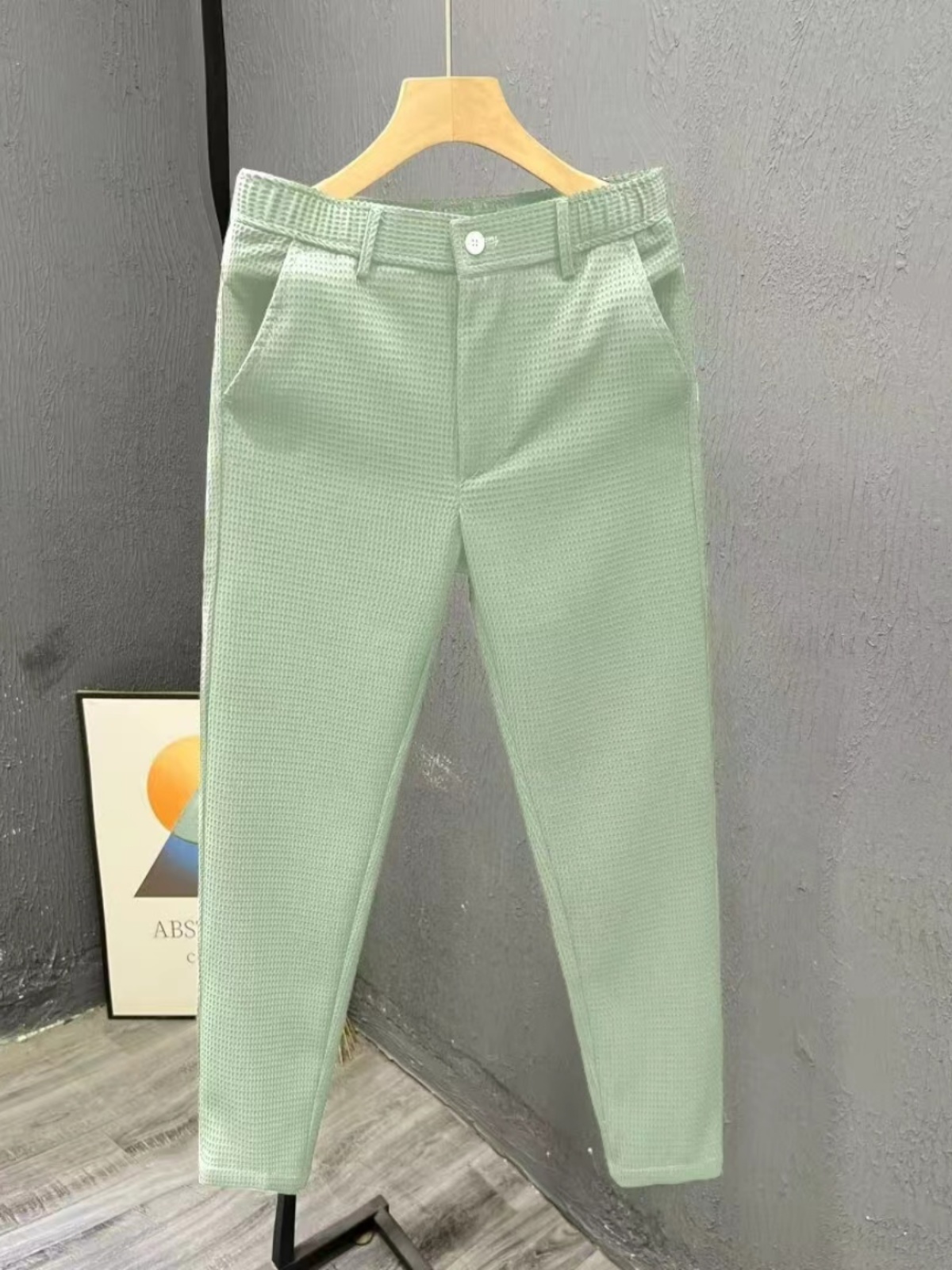 Calças Masculinas Casuais Slim - Summer Clothing For Teens avaliação e preço