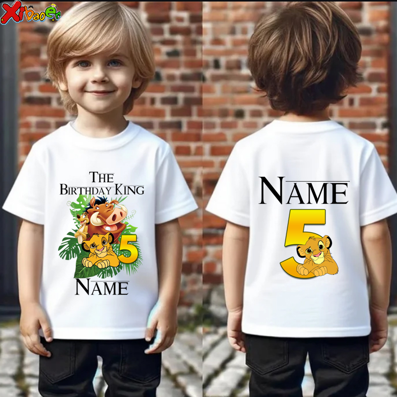 Aniversário menino camisas 5th - Summer Clothing Name avaliação e preço