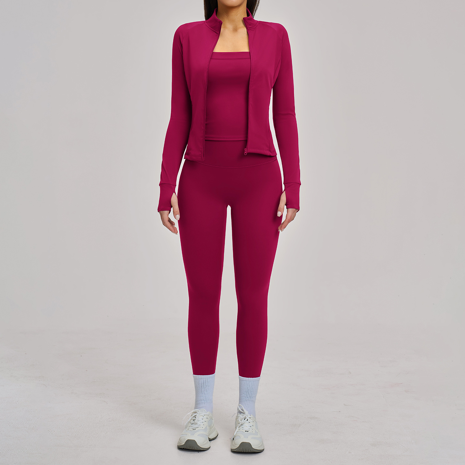 Conjunto de Roupas de Yoga par - Summer Clothing Logo avaliação e preço