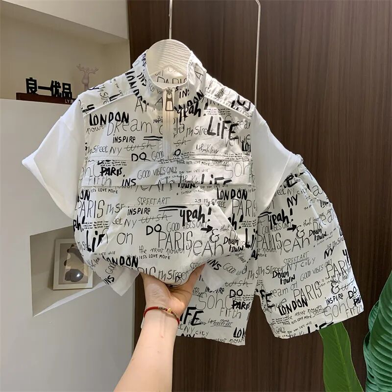 Meninos conjunto de roupas de  - Summer Clothing Drawing avaliação e preço