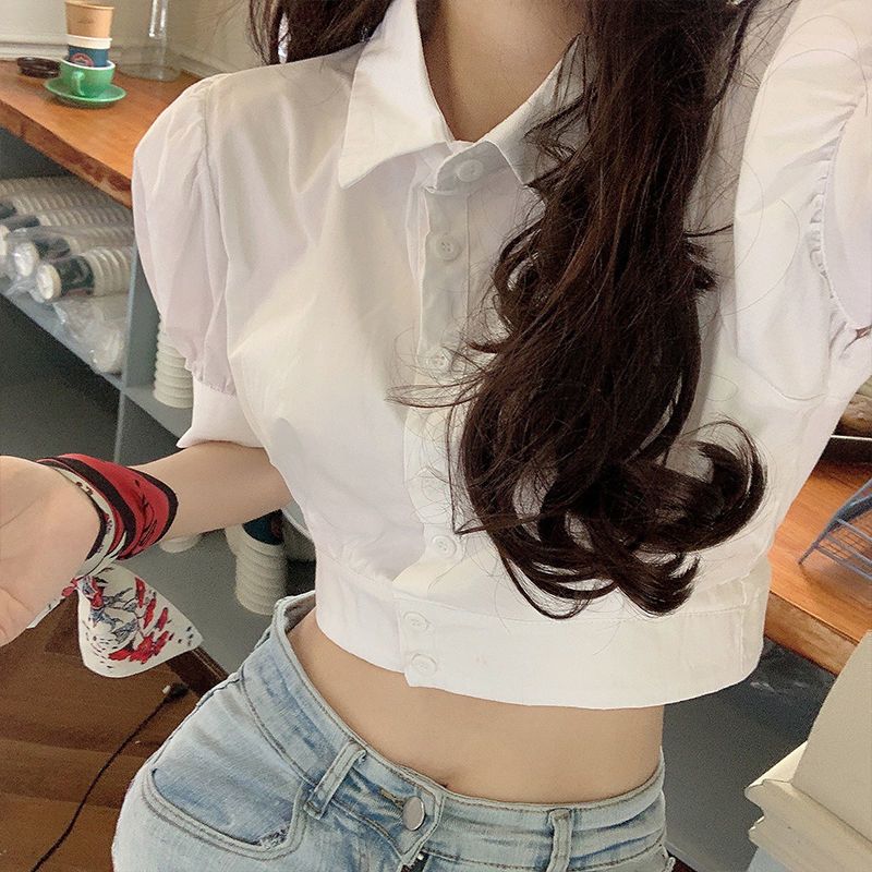 Coreano verão puff manga camis - Summer Clothing For Teens avaliação e preço