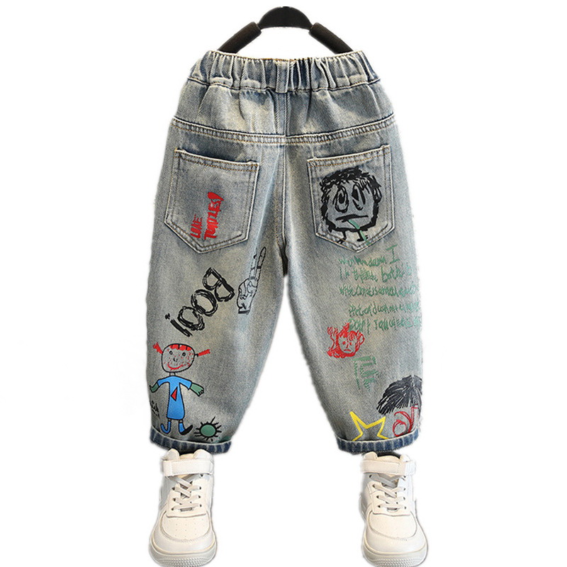 Bebê menino jeans para criança - Summer Clothing Drawing avaliação e preço