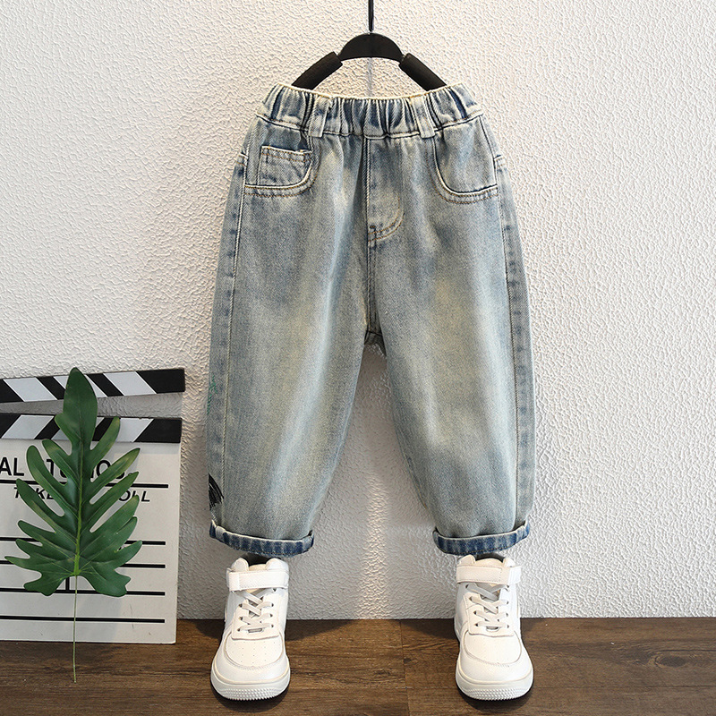 Bebê menino jeans para criança - Summer Clothing Drawing avaliação e preço