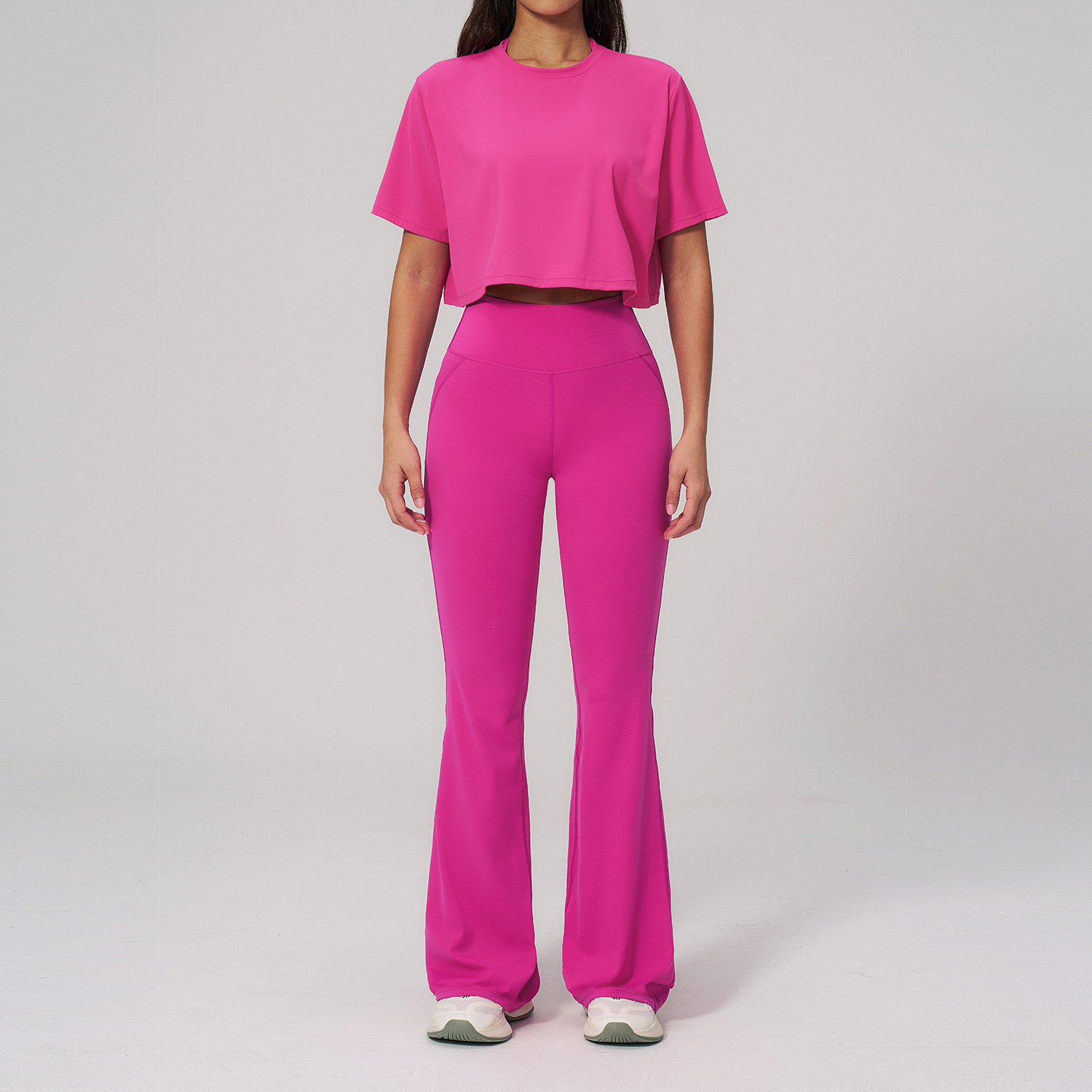 Conjunto de Yoga de 2 Peças, R - Summer Clothing Logo avaliação e preço