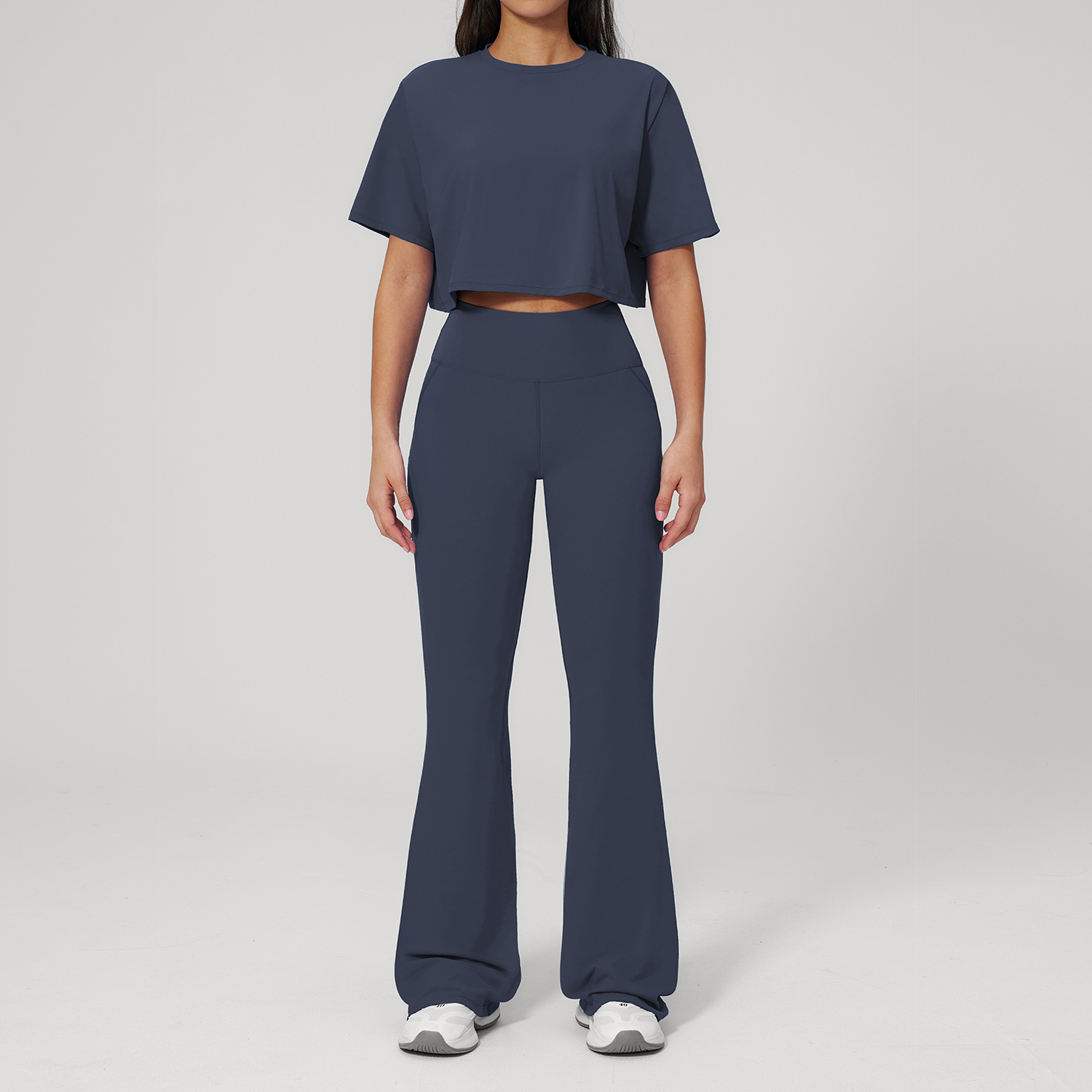 Conjunto de Yoga de 2 Peças, R - Summer Clothing Logo avaliação e preço
