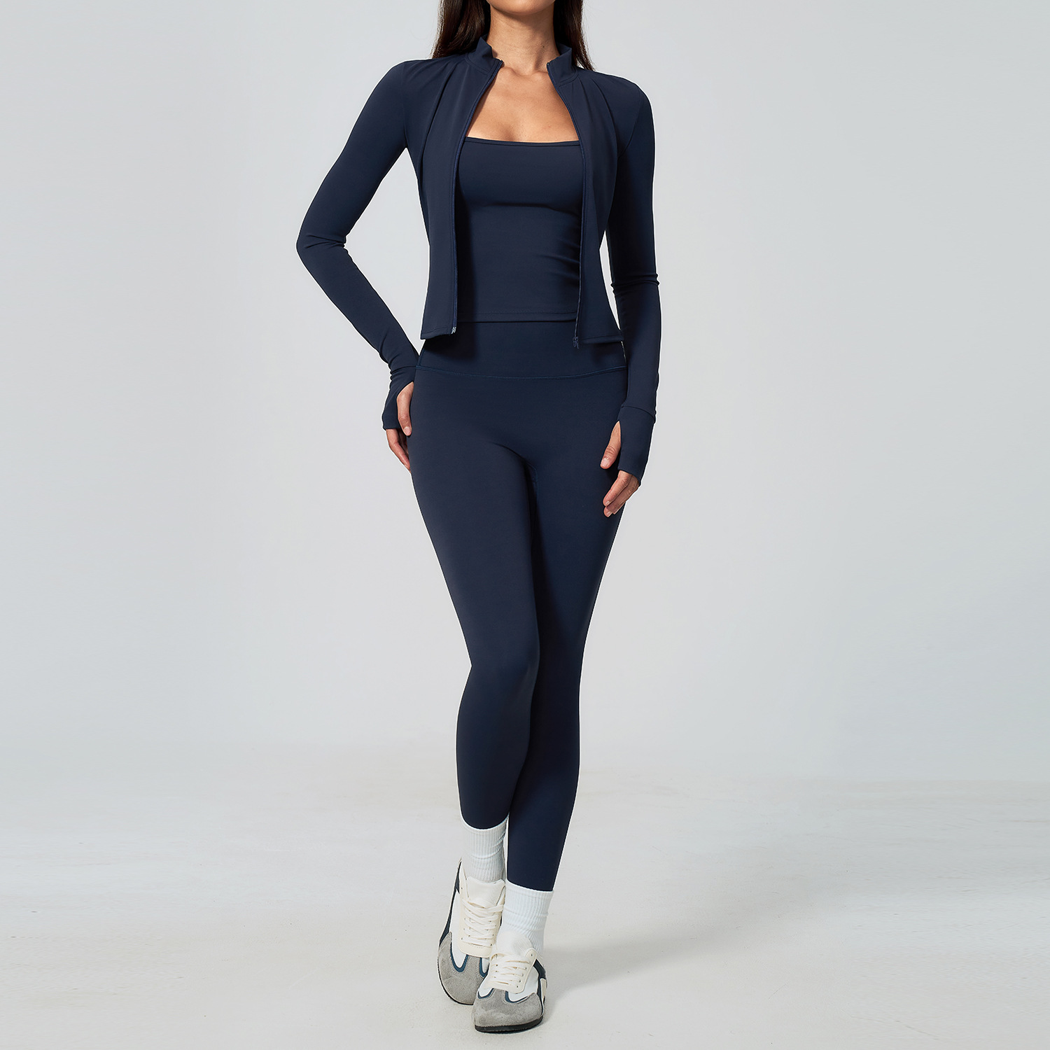Conjunto de Yoga Feminino 3 Pe - Summer Clothing Logo avaliação e preço