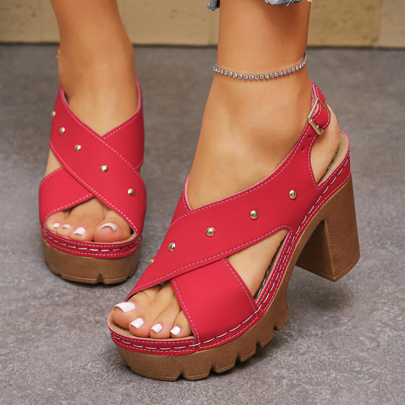 Vintage super salto alto cinta - Summer Clothing Petite avaliação e preço