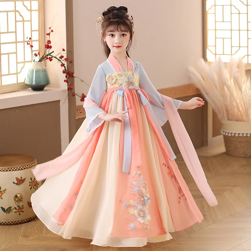 Vestidos Hanfu de Verão para C - Summer Clothing Baby avaliação e preço