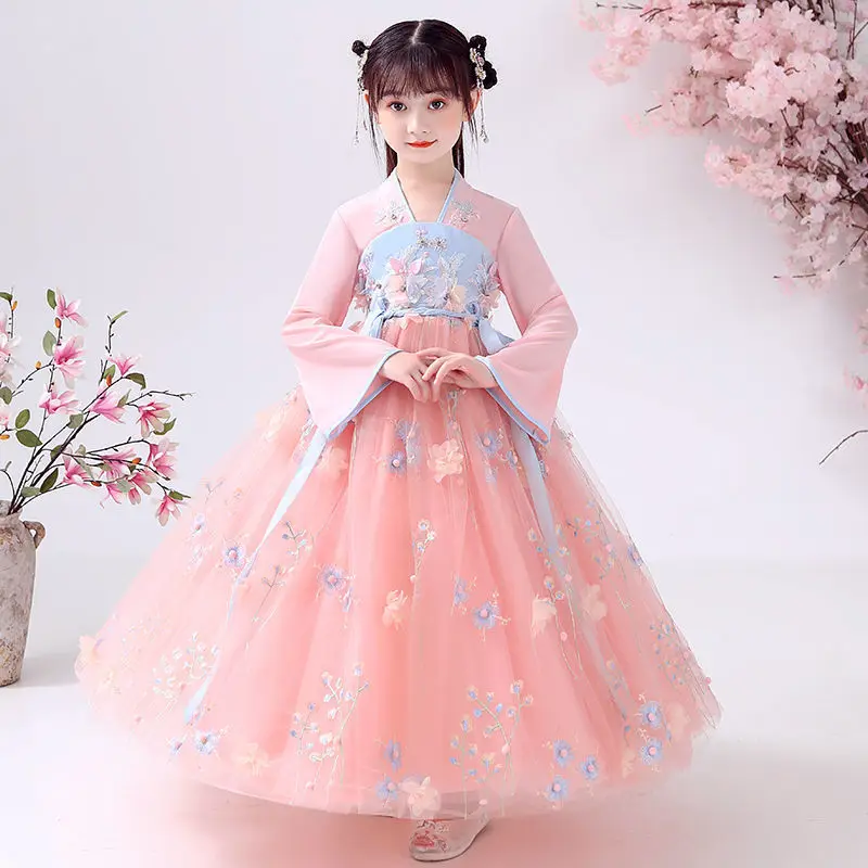 Vestidos Hanfu de Verão para C - Summer Clothing Baby avaliação e preço