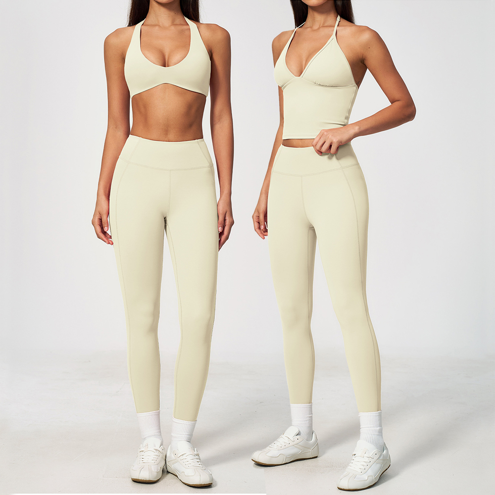 Conjunto de Yoga Feminino 2 Pe - Summer Clothing Logo avaliação e preço