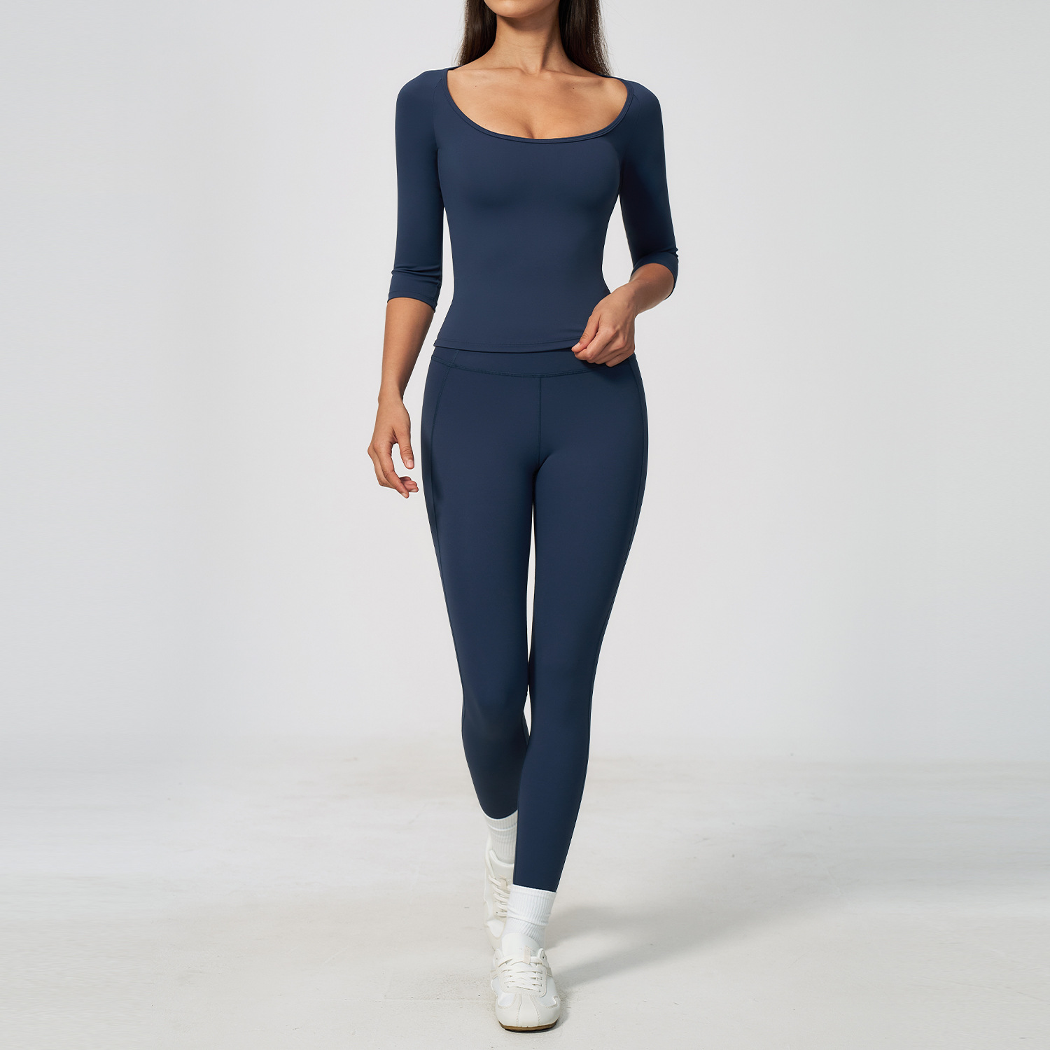 Conjunto de Yoga Feminino 2 Pe - Summer Clothing Logo avaliação e preço