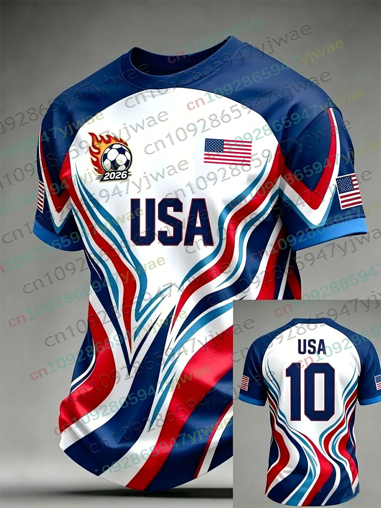 Camisa de Futebol América 2026 - Summer Clothing For Teens avaliação e preço